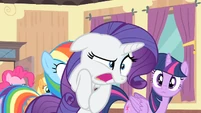 Rarity hyperventilating.