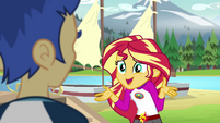 Sunset Shimmer "lost an earring" EG4