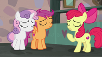 The Cutie Mark Crusaders learn their lesson S7E8