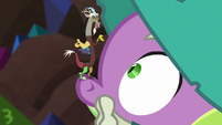 Tiny Discord appears on Garbunkle's nose S6E17