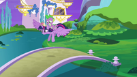 Please remain seated with your hooves and claws inside the alicorn at all times.