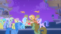 In Applejack's Gala fantasy in At the Gala.