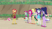 Equestria Girls Forgotten Friendship - Beach scene