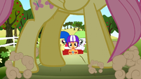 Wait, what is Fluttershy doing there?