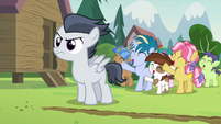 Pipsqueak and campers cheering for Rumble S7E21