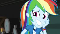 Rainbow Dash grins with embarrassment EGS2