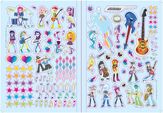 Rainbow Rocks Panorama Sticker Storybook sticker sheet