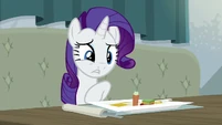 Rarity doesn't like the food's taste S6E12