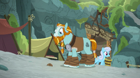 Rockhoof finds an old ball in the dirt S8E21