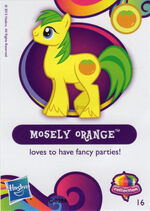 Wave 10 Mosely Orange collector card
