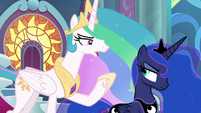 Celestia halfheartedly apologizes to Luna S9E4