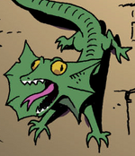 Frill-necked lizard in Friendship is Magic Issue #3