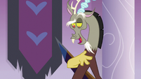 Discord gesturing at himself S9E2