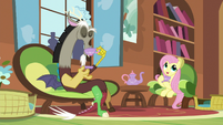 Fluttershy mentions her friend Tree Hugger S5E7