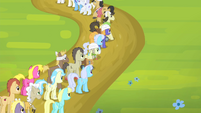 Line of ponies S4E20