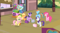 Mane 6 excited S4E08