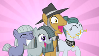 Pinkie Pie's family overjoyed by Pinkie's party S1E23