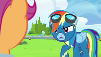 Rainbow Dash "have a delicate relationship" S7E7