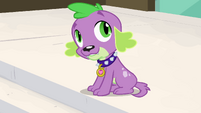 Spike mentions Twilight's -pesky wings- EG