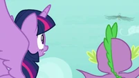 Twilight and Spike see the roc fly away S8E11.png (758 KB) Twilight and Spike see the roc fly away S8E11