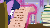 Cozy Glow approaching Twilight's desk S8E25