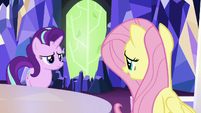 Fluttershy --they would've sent the invitation-- S6E25