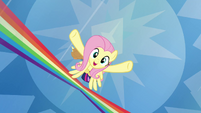 Fluttershy overhead shot S03E12