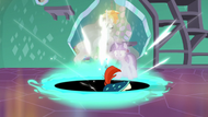 Sunburst gets pulled into the black hole S7E1