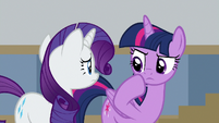 Twilight and Rarity suspect Flim and Flam S8E16