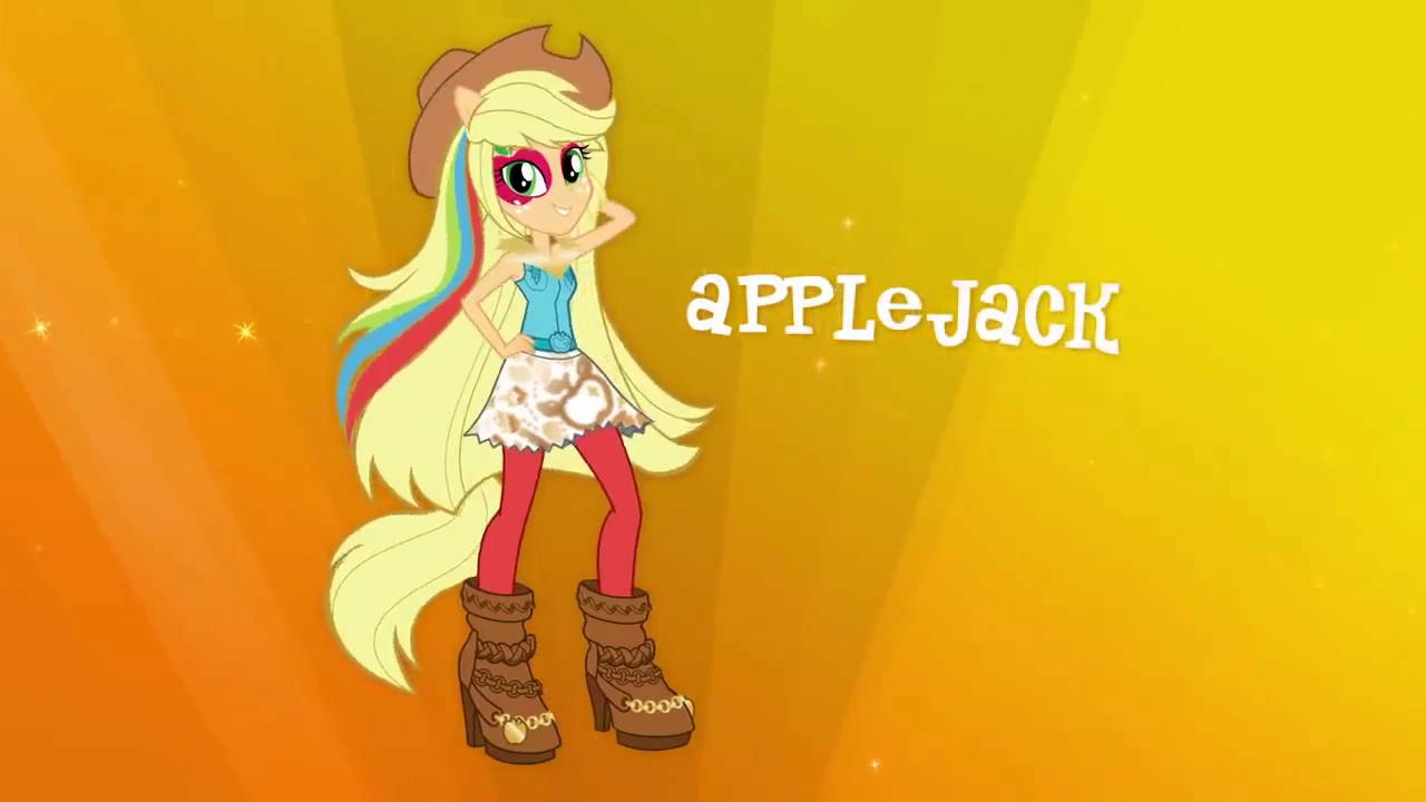 my little pony rainbow rocks applejack