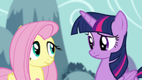 Fluttershy and Twilight confused S4E16