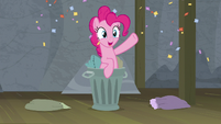 Pinkie Pie "for princess-sized effects" S8E7