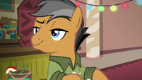 Quibble Pants looking smug S6E13