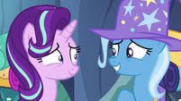 Starlight Glimmer and Trixie smile at each other S6E26