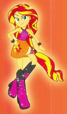 Sunset Shimmer anthro ID EG2