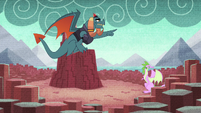 Torch instructing Spike's mother S8E24