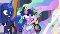 Twilight swarmed by fighting birds and spiders S9E26