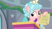 Cozy Glow holding Starlight's note S8E25