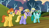 Derpy landing 2 wearing goggles wrong way S2E22