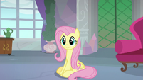 Fluttershy looking at Twilight Sparkle S8E9