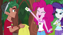 Pinkie Pie assigned to Emerald Tent EG4