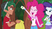 Pinkie Pie assigned to Emerald Tent EG4