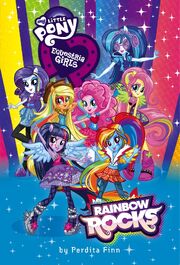 Portada del libro Equestria Girls Rainbow Rocks