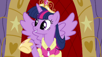 Princess Twilight in royal chariot S03E13