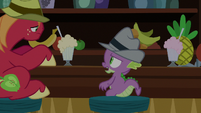 Spike "I don't think leaning's gonna help" S8E10