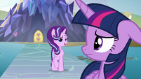 Starlight Glimmer appears behind Twilight S8E2