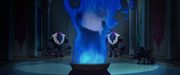 Storm King's image appears in the smoke MLPTM