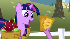 Twilight Sparkle overjoyed about tickets S1E03.png