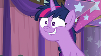 Twilight with a truly unhinged grin S9E16