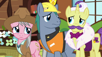 Expert ponies look at each other S7E5